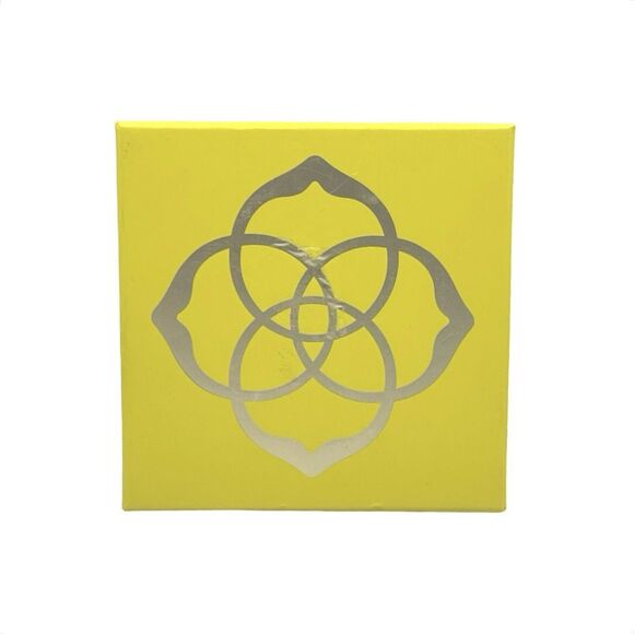 Kendra Scott Emma Framed Pendant Necklace & Drop Earrings Set - Pink/Red - Picture 4 of 5